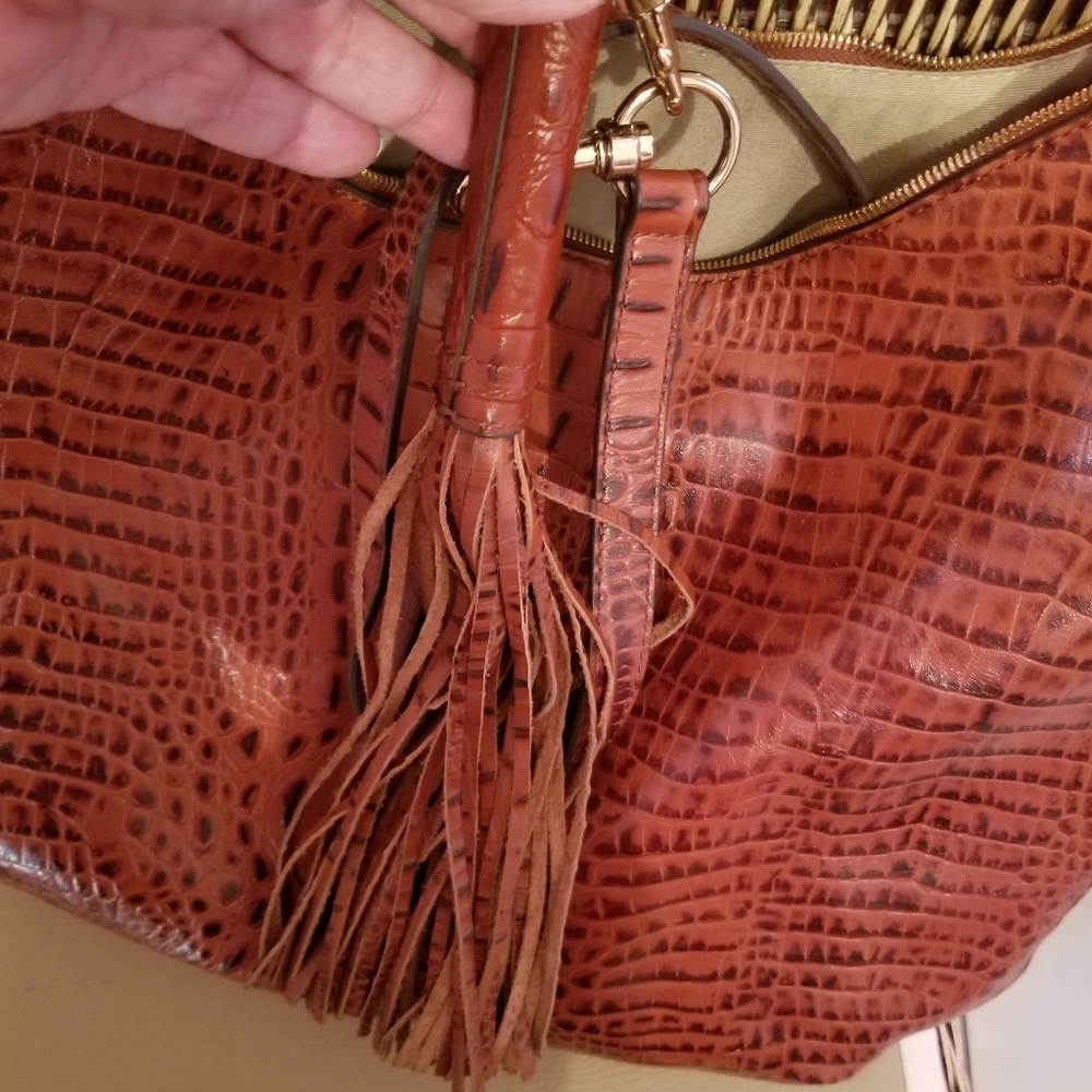 Gili large ostrich hobo bag. Excellent condition